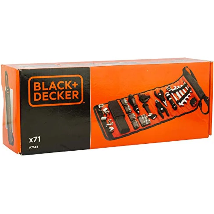 Black & Decker Handliche Roll-Tasche mit Autowerkzeug-Zubehör A7144 – Bild 12