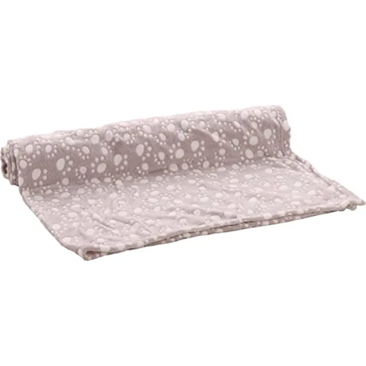 Flamingo Dario Decke aus Molton, Beige, Pfotenabschluss, 150 x 200 cm