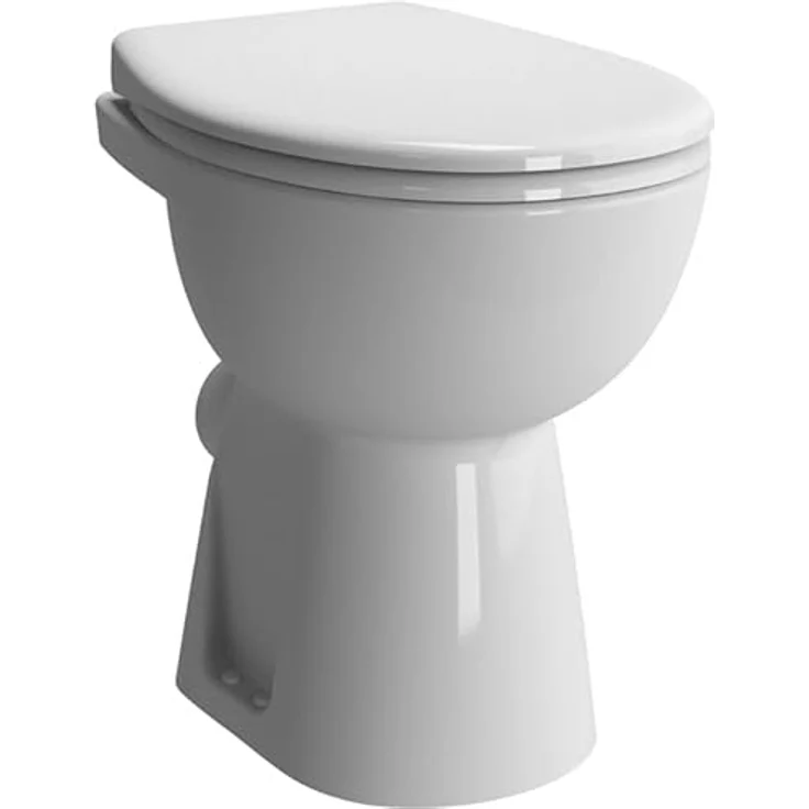 VitrA Stand-WC CONFORMA, Tiefspüler, 355x485x460mm, weiß – Bild 1