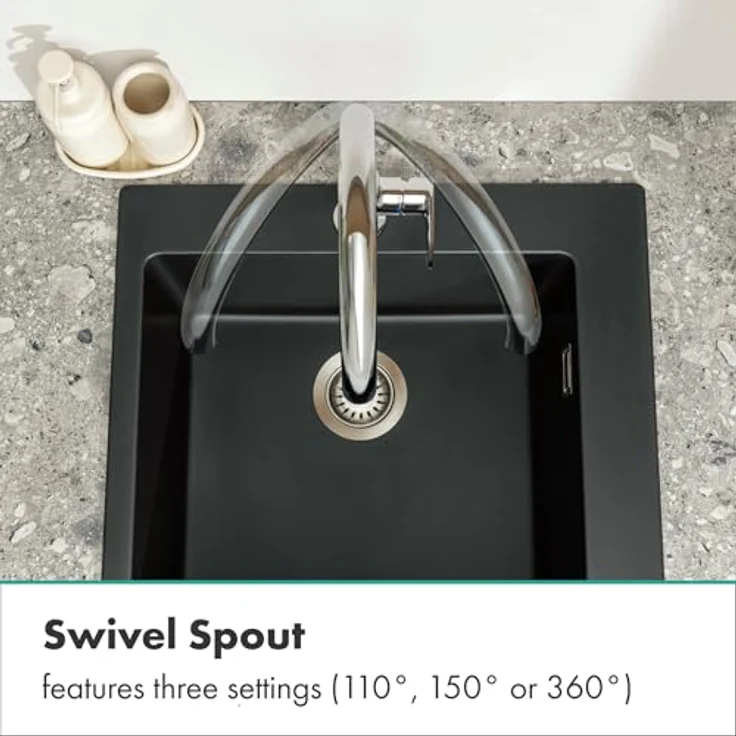 hansgrohe Vernis Blend M35 Einhebel-Küchenmischer 210 1jet, Chrom – Bild 5