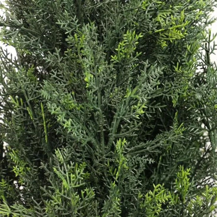 hjh OFFICE Kunstpflanze Zeder CEDRUS Deko Pflanze künstlich 152 cm, pflegeleichter Kunstbaum, Indoor und Outdoor, Grün 871056 – Bild 3
