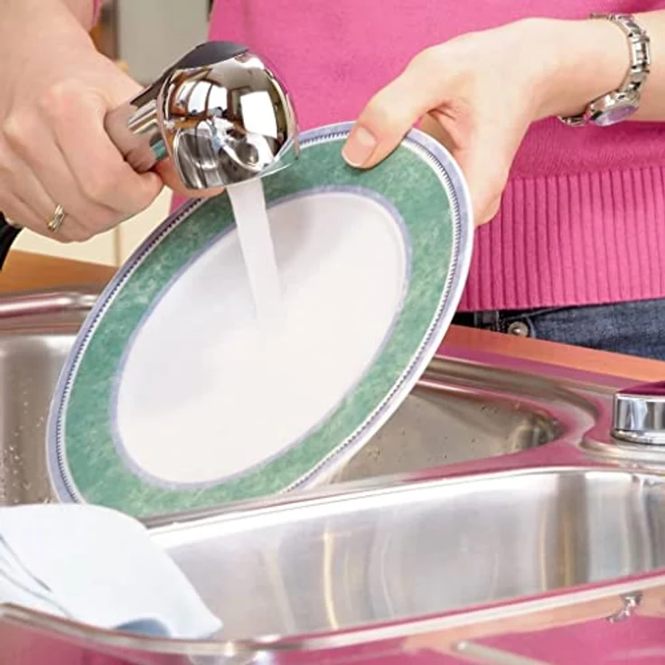 Schütte Spültischarmatur Supra chrom, Einhebelmischer mit herausziehbarer Geschirrbrause und 2-fach verstellbar – Bild 7