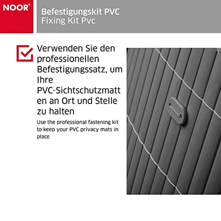 Nook Befestigungskit PVC Anthrazit – Bild 3