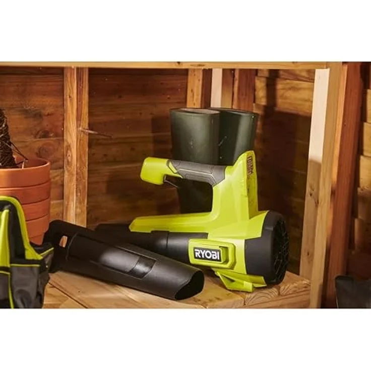 RYOBI Laubbläser Turbojet 18 V, Akku 4,0 Ah, Gebläse mit 160 km/h Luftstrom und Ladegerät, RY18BLB-140 – Bild 2