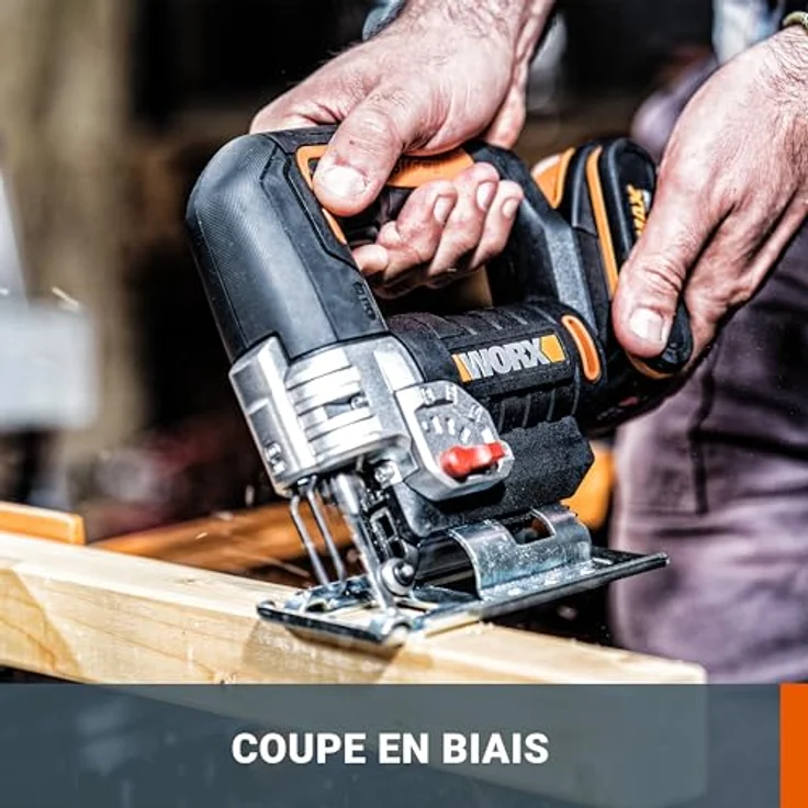 Worx WX 543 Pendelhubstichsäge, 20 V, 2 Ah – Bild 3