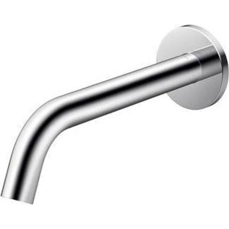TOTO Automatikarmaturenauslauf, Unterputz-Badarmatur für Kaltwasser, sensorgesteuert, Durchflussmenge 2 l/min, runde Chrom-Oberfläche, Ausladung 225 mm