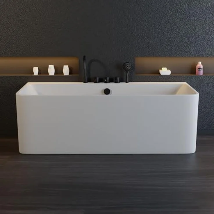 Tronitechnik Badewanne Acrylwanne Standbadewanne, Sanitäracryl Saria – Bild 3