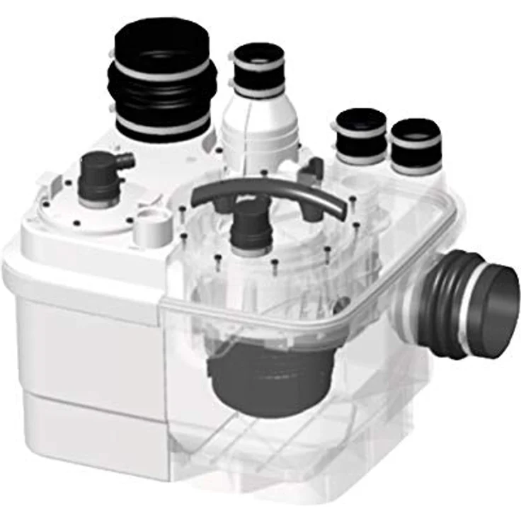 SFA SaniCubic 1 WP, Abwasser-Hebeanlage mit 12 m³/h Förderleistung, IP68 Schutz, Schneidwerk und externem Steuerterminal – Bild 7