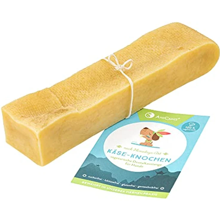 AniCanis Käseknochen für sehr große Hunde - Käse Kauknochen aus Deutscher Weidemilch - Dauerkauer - Zahnpflege Kausnack - XXL – Bild 1