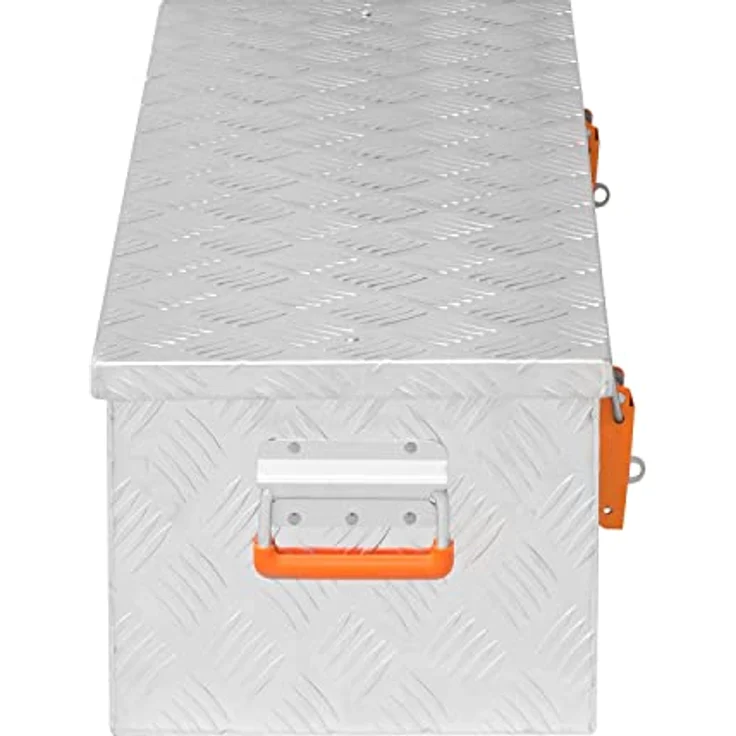 alubox Werkzeugkiste Riffelblech ABX-RL60 Aluminium 1,5mm Werkzeugkiste leicht und robust 60 Liter – Bild 3