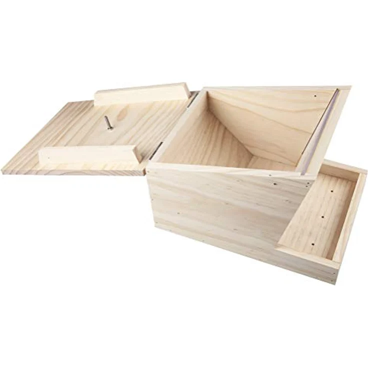 Windhager Vogelfuttersilo Pultdach XL, Vogelhaus, Futterhaus, Vogelhäuschen, Nistkasten Vögel, Füllvolumen Circa 3 Liter, 07444, Holz – Bild 2