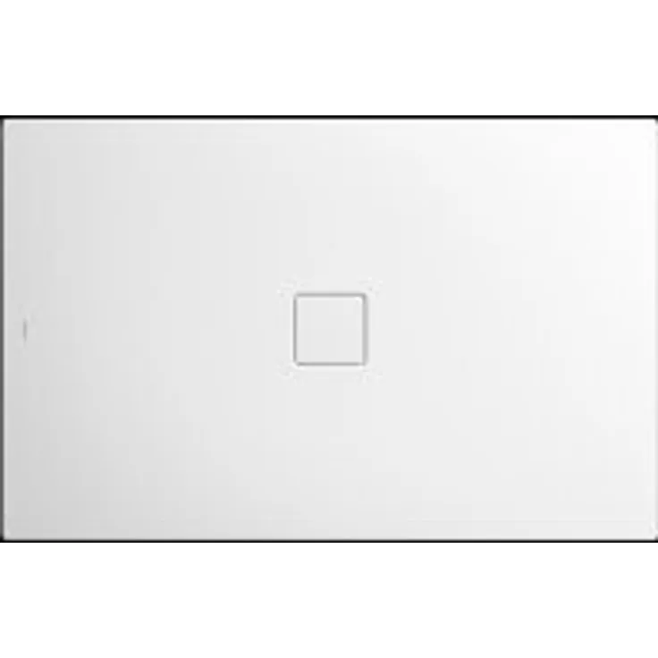 Kaldewei CONOFLAT 465048041001 Duschwanne mit Styroporträger, 80 x 90 cm, bodengleich, weiß