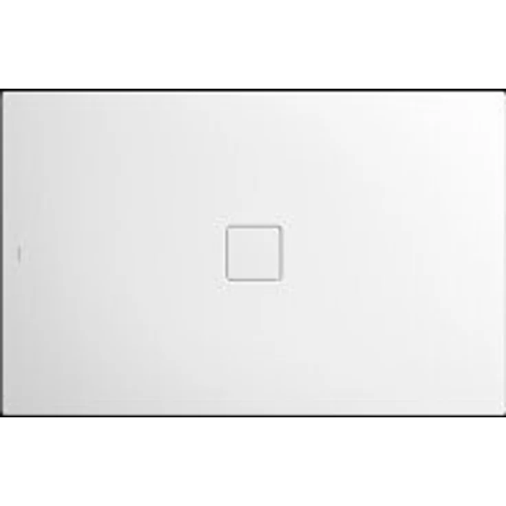 Kaldewei CONOFLAT 465048041001 Duschwanne mit Styroporträger, 80 x 90 cm, bodengleich, weiß