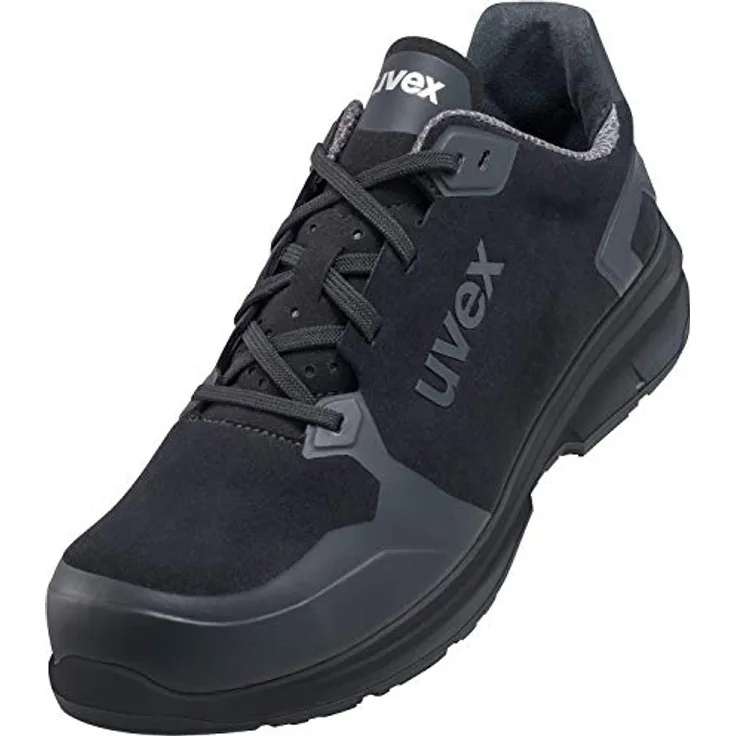 Uvex 1 Sport S3 SRC ESD Sicherheitsschuhe, Schwarz, Größe 37 EU, chemikalienbeständig und elektrisch ableitfähig