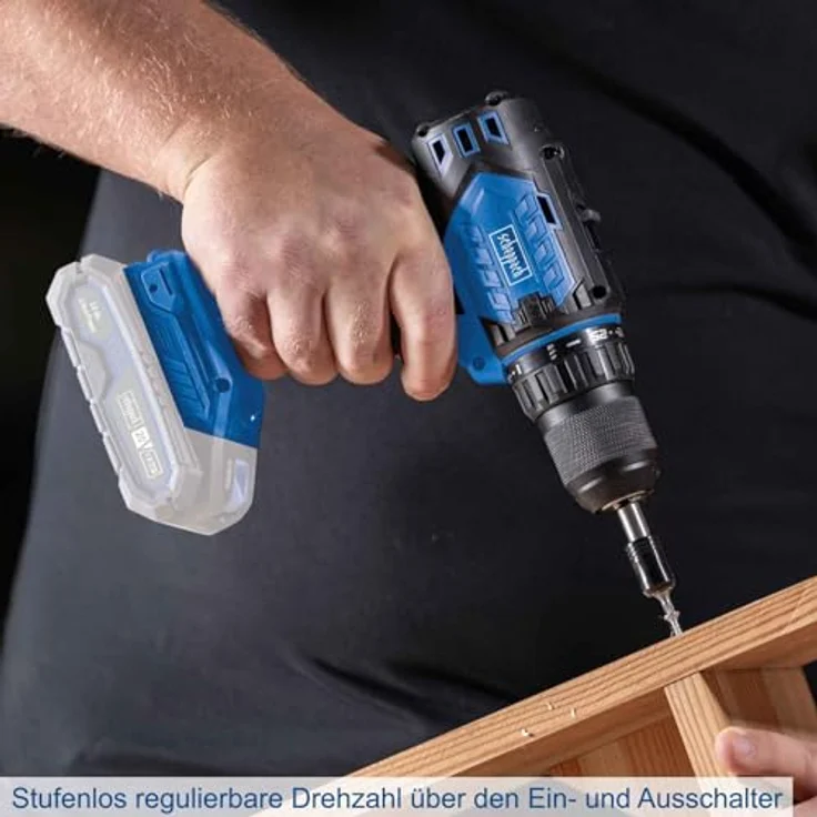 Scheppach Akku-Bohrschrauber BC-DD60-X | Brushless Motor | 60 Nm | 20V IXES | LED | Gürtelclip | 25 Drehmomentstufen | 1,5 - 13 mm Spannbereich – Bild 7