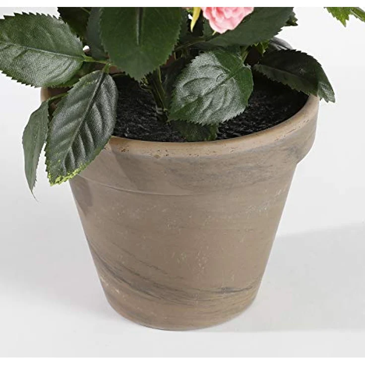 MICA Kunstpflanze, Polyester, Rosa, H33 x Ø25 cm – Bild 3