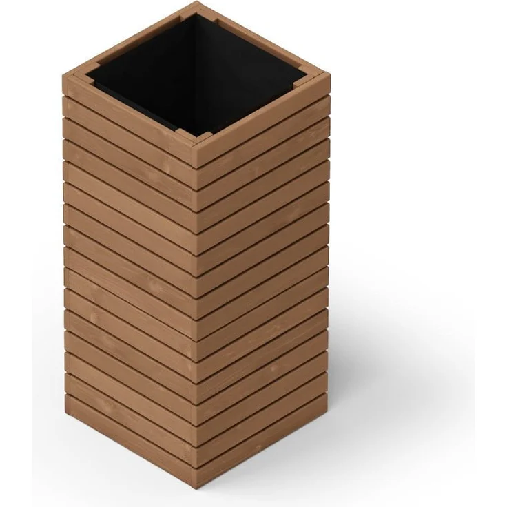 Upyard Hochbeet hoch ProPlanter Single, Hochbeet aus Holz, 36,5 x 36,5 cm, natur, 36 Liter Füllvolumen