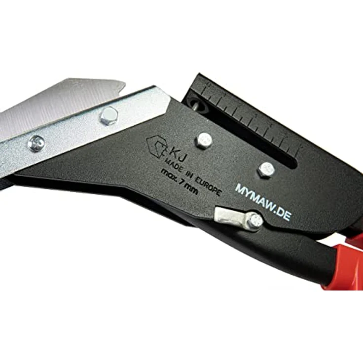 Schieferschere 55 mm mit Locher Schere Schiefer Eternit Faserzement Dachdecker – Bild 5