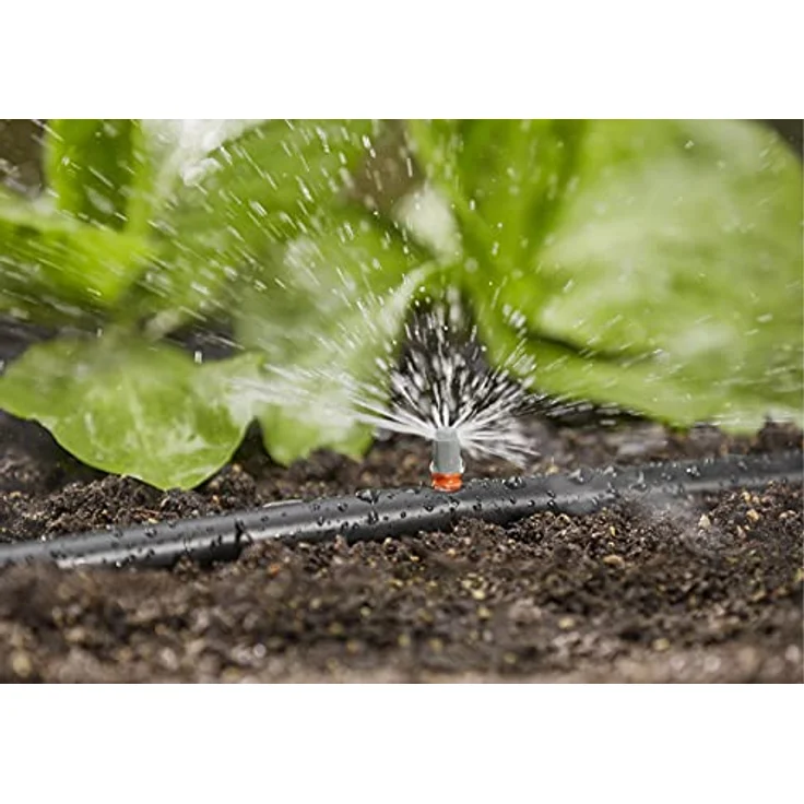 GARDENA Micro-Drip-System Sprühdüse 360°: Rundum-360°-Sprühkopf, regulierbare Beregnung, flächendeckend, Sprühreichweite ca. 3 m, 5 Stück (1365-20) – Bild 2