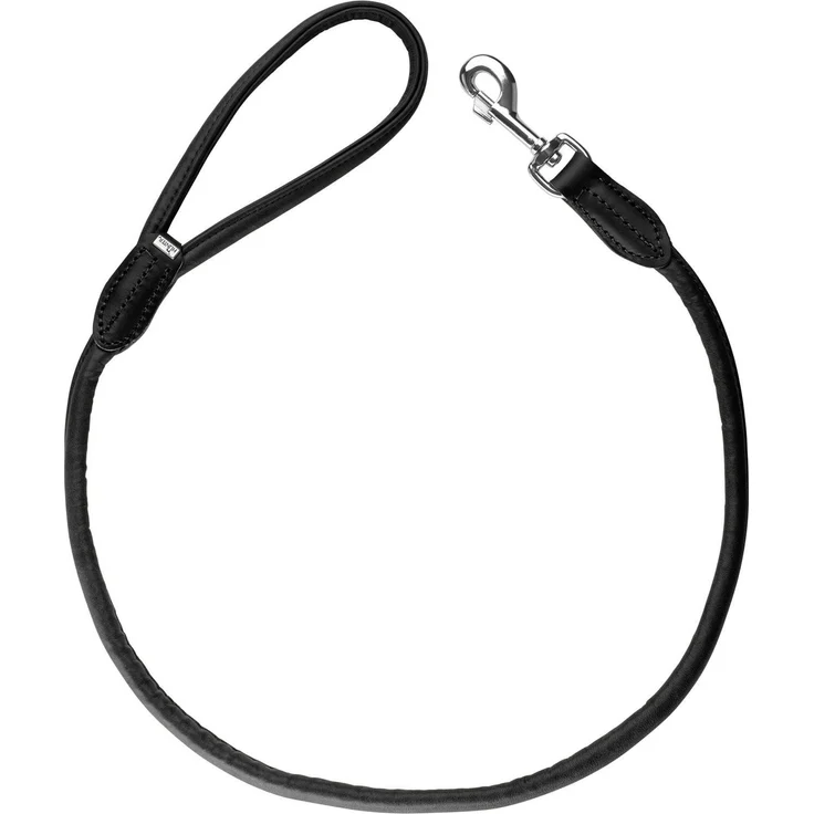 Hunter Führleine Round & Soft Canadian Up - Edle Führleine aus Premiumleder, Made in Germany, braun – Bild 1