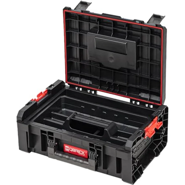 QBRICK System Werkzeugkoffer Qbrick System PRO Technician Case 2.0 stapelbar 450 x 332 x 171 mm, Schwarz – Bild 2