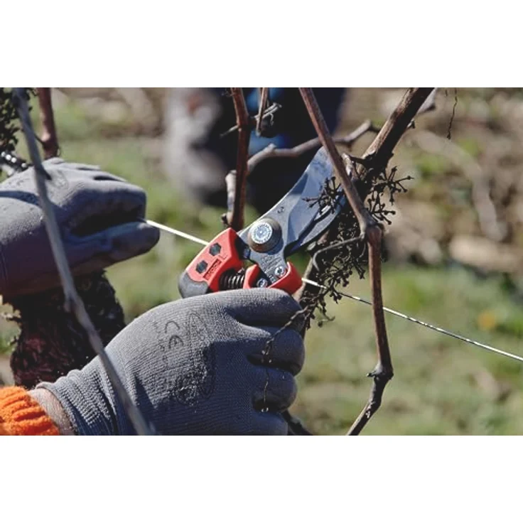 Bahco 1-Hand Ergo pruner On Card mittelgroß Handschere – Bild 9