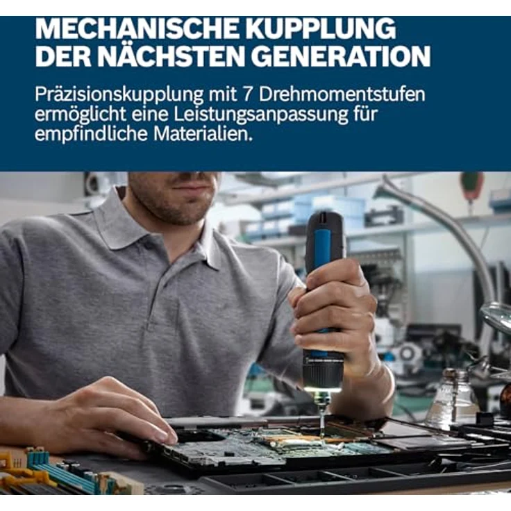 Bosch Professional Akkuschrauber Bosch GO 3 (inkl. 8-teiligem Bit-Set, Bitaufnahme, USB-C-Kabel, Mini-Koffer) - Preisvergleich – Bild 2