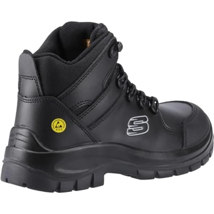 Skechers TROPHUS-KILRAM Sicherheitsschuh, Größe 41, schwarz – Bild 7