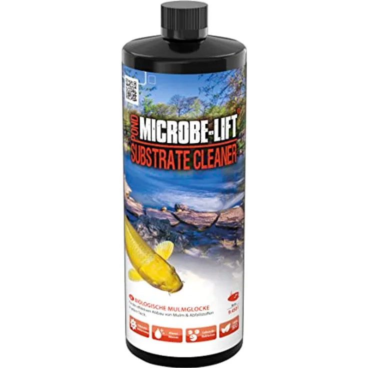MICROBE-LIFT Pond Substrate Cleaner - Bakterien zur Mulm- & Schmutzentfernung in jedem Teich, (946 ml)