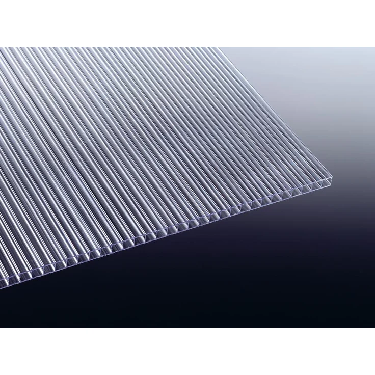 TETZNER & JENTZSCH TEJEPOLY PC-Stegdoppelplatte Mini 10 mm 1050 x 3000 mm, glasklar, hohe Schlagzähigkeit und Witterungsbeständigkeit