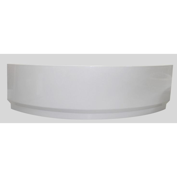 Ottofond Schürze zu Eckwanne 'Lucia' weiß 2260 mm, Badewannenverkleidung aus Acrylbeschichteter ABS-Platte