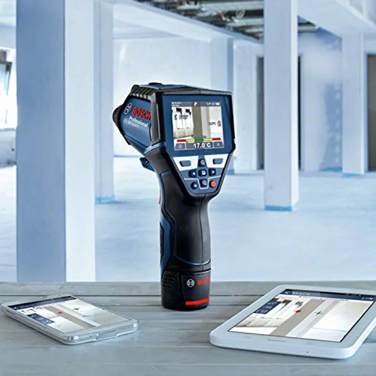 Bosch Professional Infrarot-Thermometer GIS 1000 C (mit App-Funktion, Temperaturbereich: 40 °C bis 1000 °C, 4x AA-Batterie, im Karton) – Bild 3