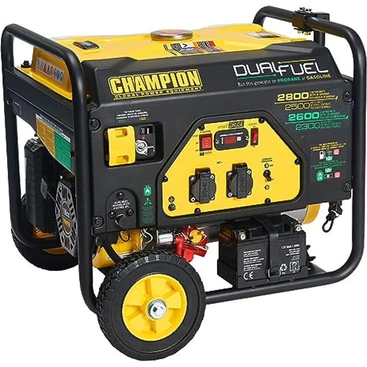 Champion Power Equipment Stromaggregat Benzin Gas 2800 Watt, tragbarer Generator - Preisvergleich