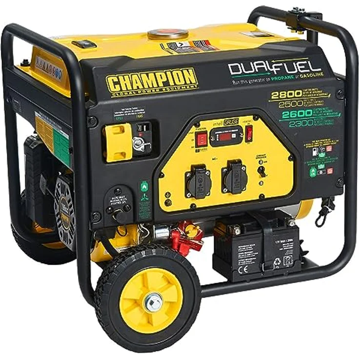 Champion Power Equipment Stromaggregat Benzin Gas 2800 Watt, tragbarer Generator - Preisvergleich – Bild 1