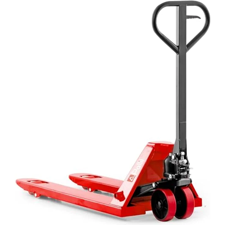Pallit Gabelhubwagen COLOR, 2500 kg Tragkraft, 1150 mm Gabellänge, manuell hydraulisch, RAL 2011 tieforange, PU Rollen – Bild 1