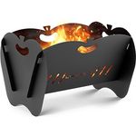 Uniprodo Uni_FP_100 Feuerschale 40 x 30 x 26 cm zusammensteckbar Feuerkorb Garten-Feuerkorb Garten-Feuerschale Feuerstelle