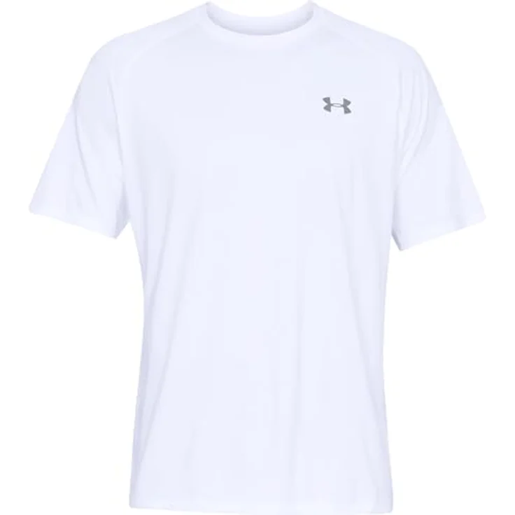 Under Armour® Poloshirt UA Tech 2.0 SS, weiss mit Logoprint – Bild 2