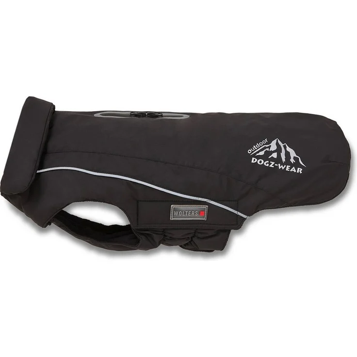 Wolters Hundemantel Skijacke Dogz Wear, wasserdichter Hundemantel für kalte Wintertage, reflektierend, grau – Bild 1