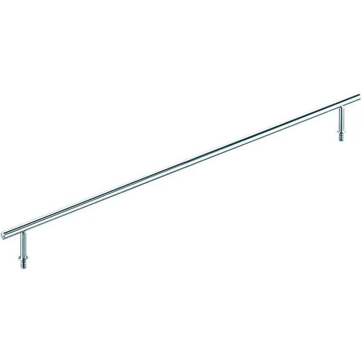 Kesseböhmer Möbelbeschlag Kesseböhmer DA-Reling 504 - 810 mm Silber Pulverbeschichtet, Metall, Gesamtlänge 504 mm