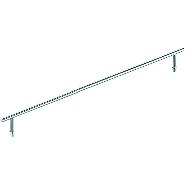Kesseböhmer Möbelbeschlag Kesseböhmer DA-Reling 504 - 810 mm Silber Pulverbeschichtet, Metall, Gesamtlänge 504 mm – Bild 1