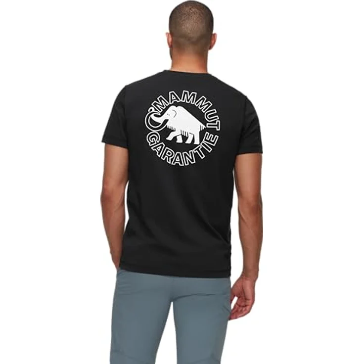 Mammut Herren Core T-Shirt, Schwarz, 100% Baumwolle, Regular Fit, atmungsaktiv und bequem für Outdoor-Aktivitäten – Bild 4