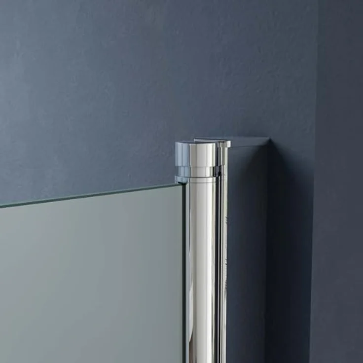 doporro Nischentür T24VS, Duschabtrennung 90cm mit ESG-Sicherheitsglas satiniert, Drehtür mit Hebe- und Senkmechanismus, 195cm hoch – Bild 4