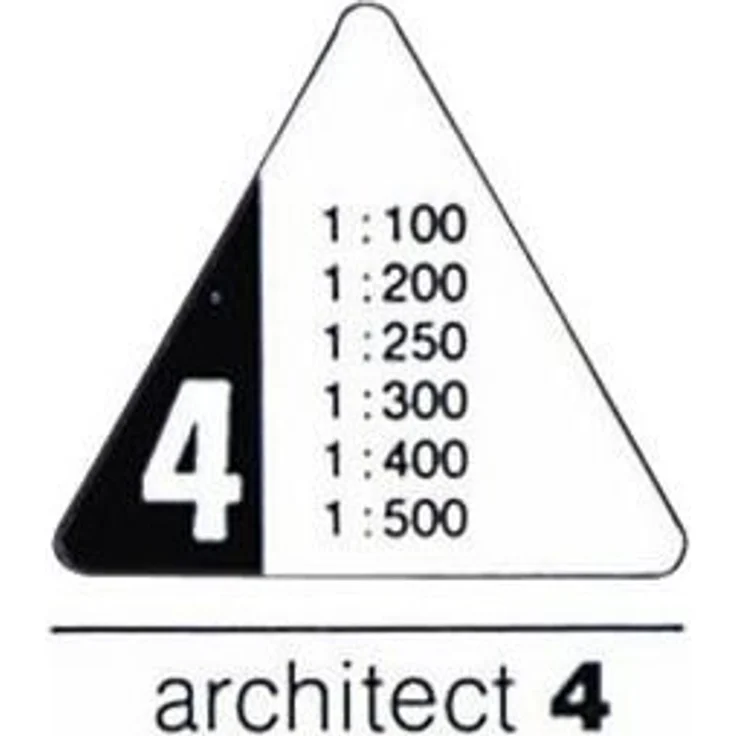 Rumold 150/30 4 Dreikant-Maßstab 150, Architect 4 – Bild 2