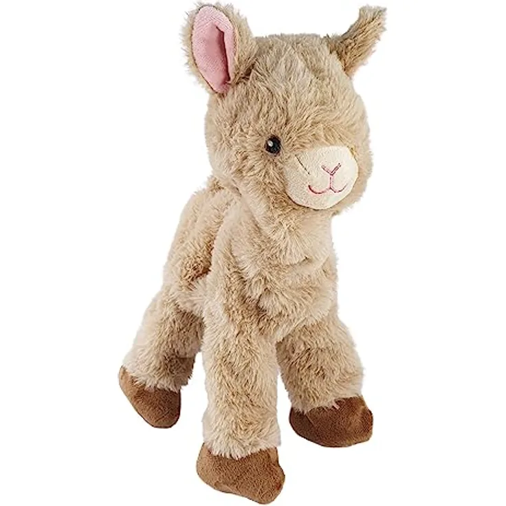 Nobby Plüschalpaka mit Seil innen, 30 cm, innovatives Tierspielzeug ohne Squeaker