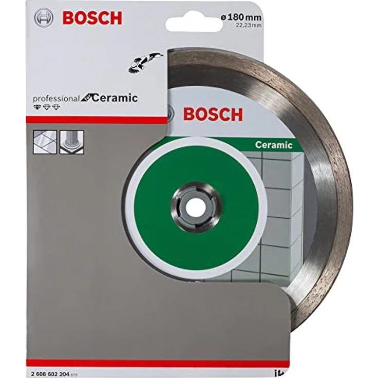 Bosch Professional Diamanttrennscheibe Standard für Ceramic, 180 x 22,23 x 1,6 x 7 mm, 1-er Pack, 2608602204 – Bild 2
