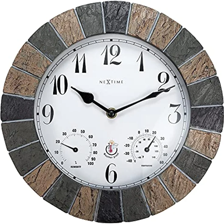 NeXtime 4311 Wanduhr, Grün 30cm – Bild 1