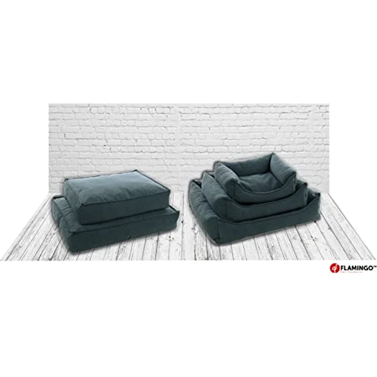 Flamingo Kissen Avalon Rechteck Dunkelblau 100x70x18cm, gewebtes Nylon – Bild 3