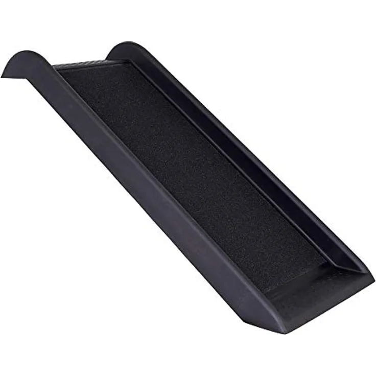 lionto Hunderampe Hundetreppe Autorampe Kofferraumrampe für Haustiere robust 100x38 cm schwarz