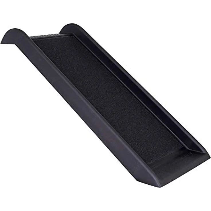 lionto Hunderampe Hundetreppe Autorampe Kofferraumrampe für Haustiere robust 100x38 cm schwarz – Bild 1