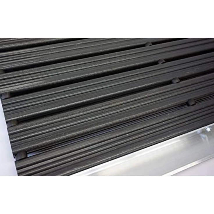 ASTRA Fußabstreifer Super Brush – Fußmatten für den Außenbereich – extrem strapazierfähige Türmatte – wetterfeste Türvorleger – 40x60cm, grau – Bild 3
